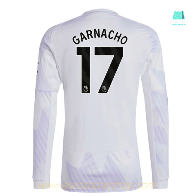 2025-2026 Man Utd Long Sleeve Away Shirt (Garnacho 17)