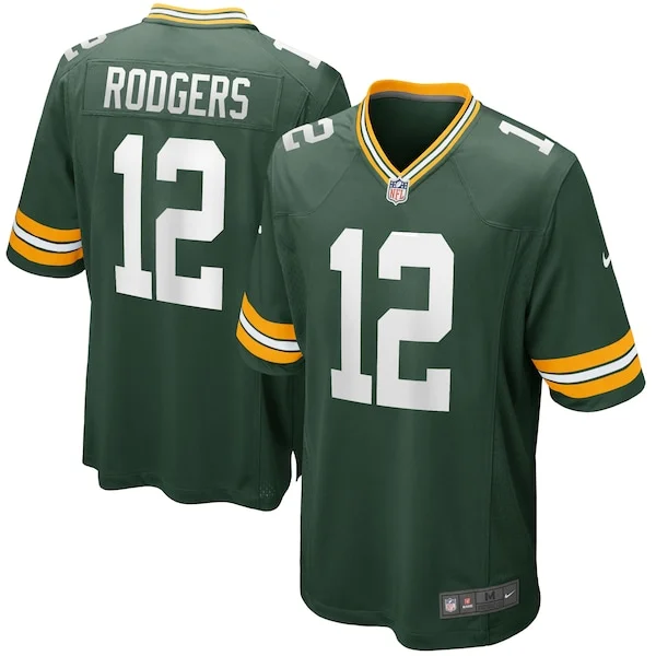 Pro-Level GB Packers Game Jersey - Green | NFL Fan Apparel | NFL Footb