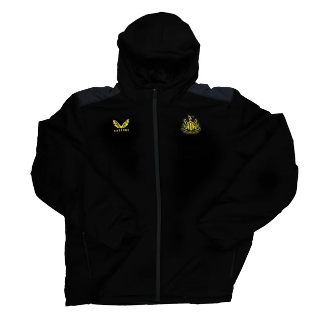 Newcastle Original 2023-2024 Newcastle Coaches Bench Jacket (Black)