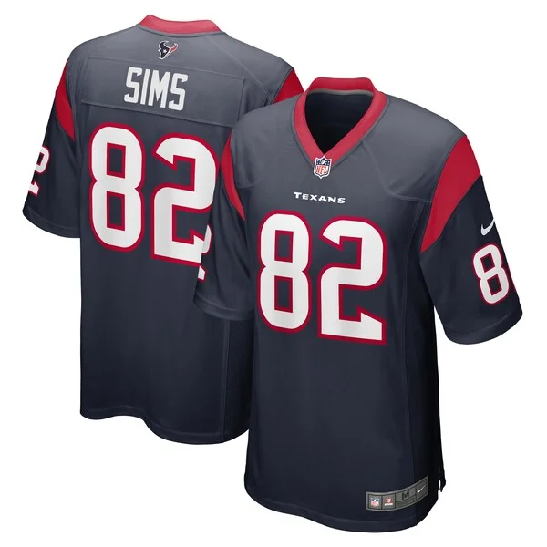 None Steven Sims Game Jersey - Navy | NFL Player Jersey | NFL Football