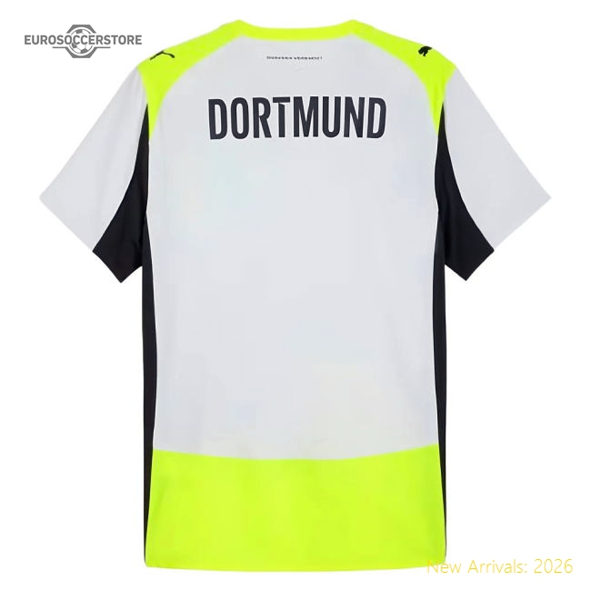 First-class 2025-2026 Borussia Dortmund Authentic Away Shirt