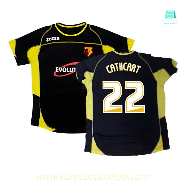 Watford 2009-10 Away Shirt ((Excellent) M) (Cathcart 22)