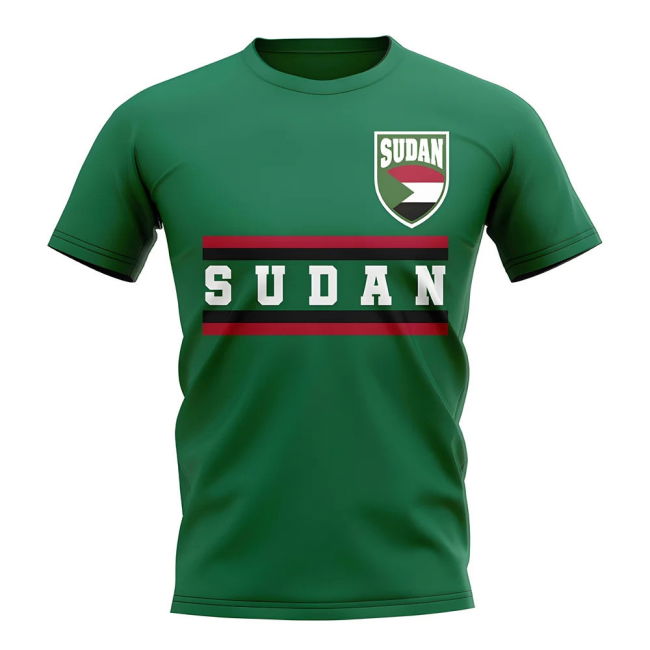 Performance-Driven Match-Ready Sudan Core Football Country T-Shirt