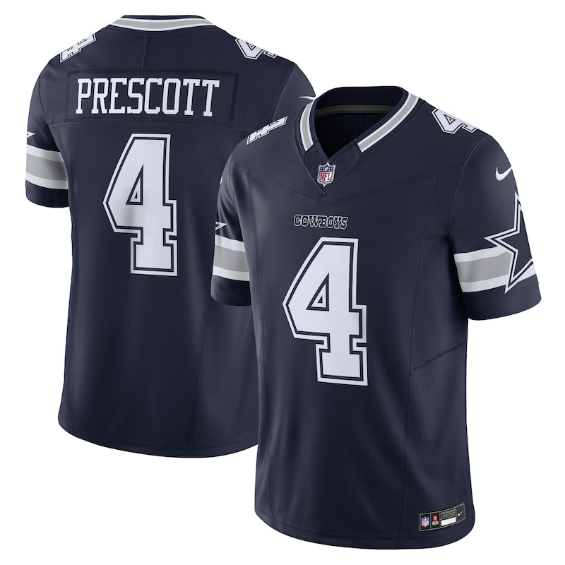 None Dak Prescott DAL Cowboys Energetic Premium Material Jersey