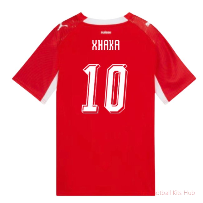 2026-2027 Switzerland Home Shirt (Kids) (Xhaka 10)