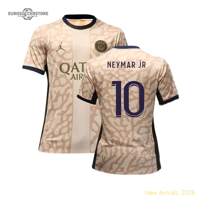Performance Official 2023-2024 Psg 4Th Shirt (Neymar Jr 10)