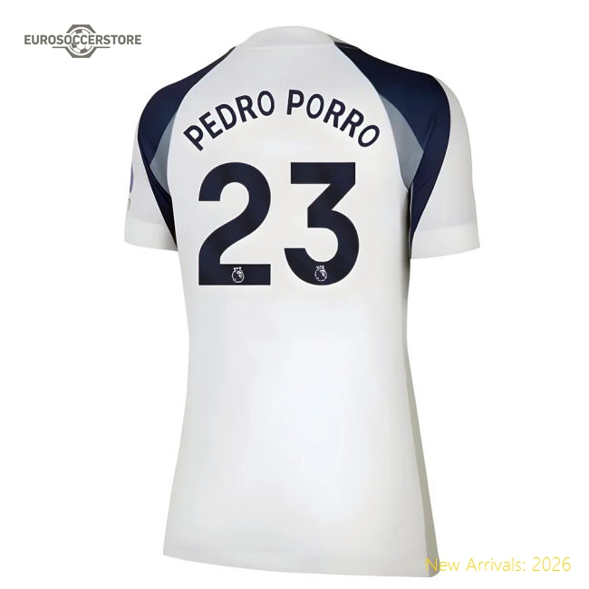 2025-2026 Football Team Womens Chic Pedro Porro Jersey Fabric