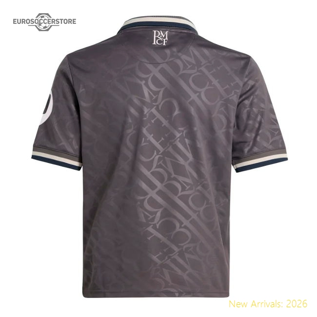 Real Madrid Third Durable Jersey Athletic Fit Moisture-wicking