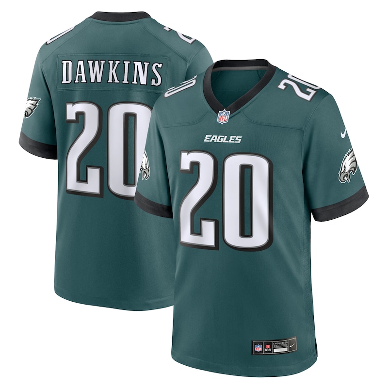 None Brian Dawkins Fan Favorite PHI Eagles Game-Ready Jersey