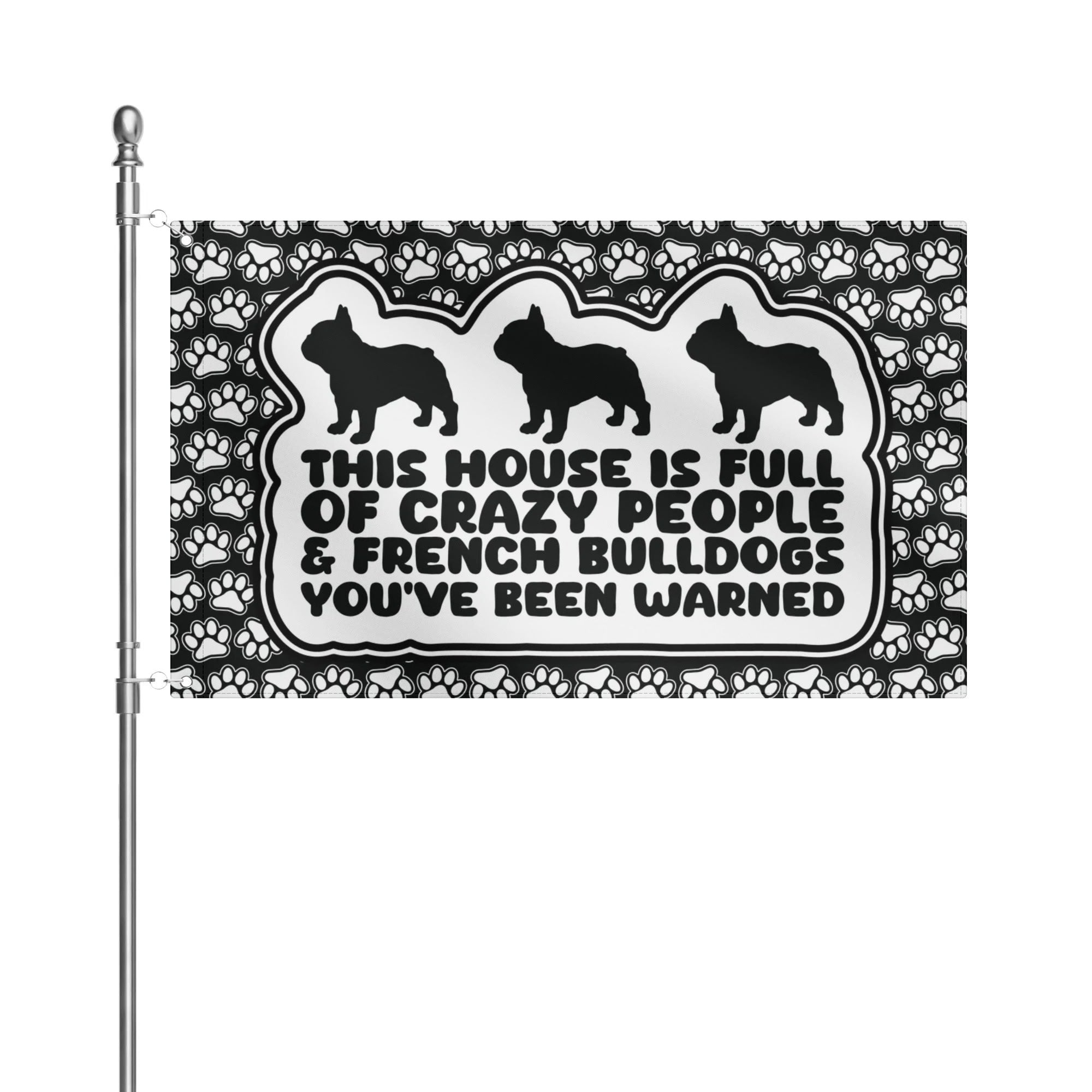 Pet-Lover Durable Coco- Garden Flags For Frenchie Lovers as a Gift