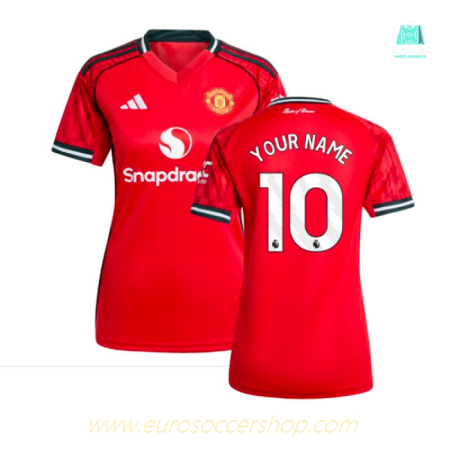2025-2026 Man Utd Home Shirt (Womens) (Your Name)
