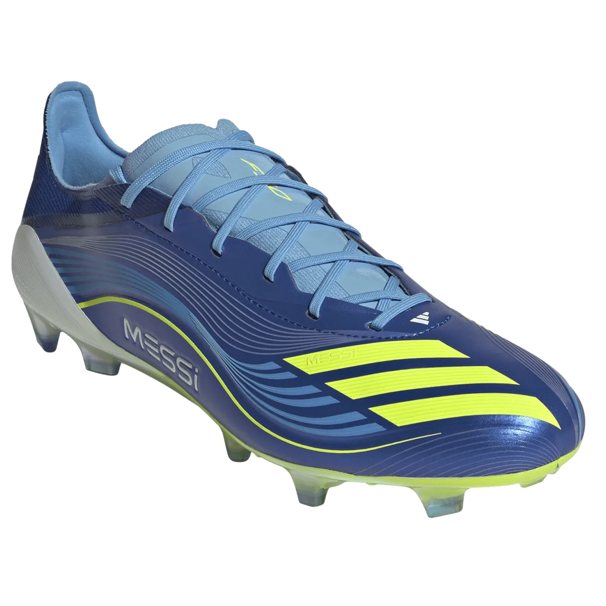 Buy Messi adidas F50 Elite FG Soccer Cleats Royal Blue Solar Yellow