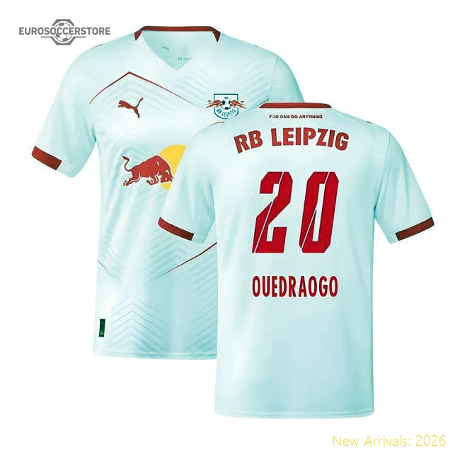 2025-2026 Red Bull Leipzig Home Shirt (Ouedraogo 20)