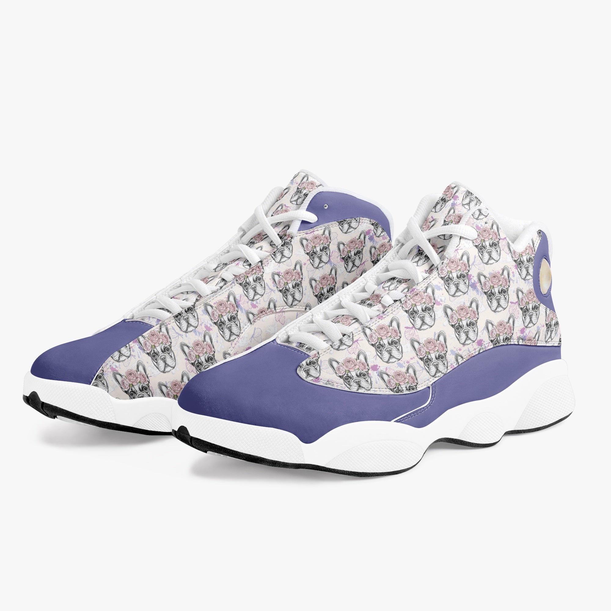 French Bulldog Lover Gnocchi Basketball Sneakers Casual Footwear