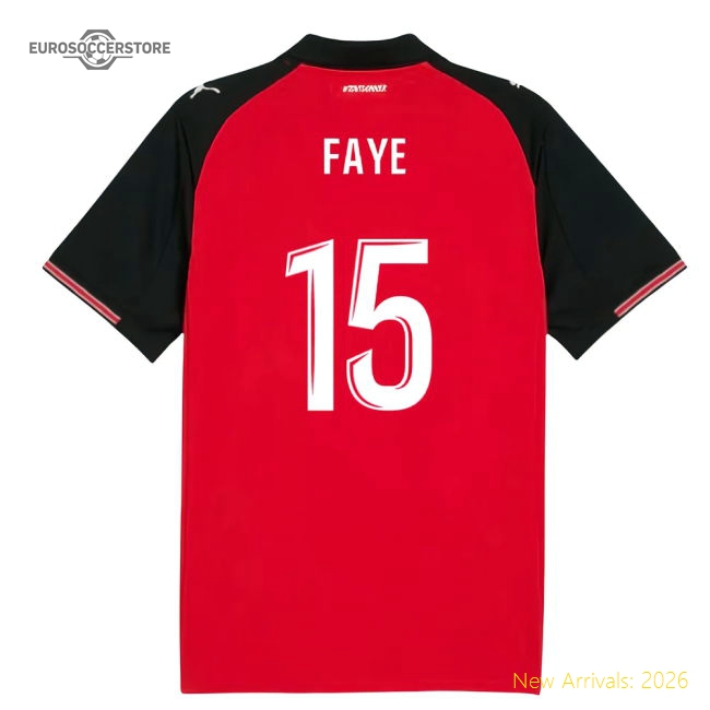 Stade Rennais Home Kit 2025-2026 Supporter Jersey