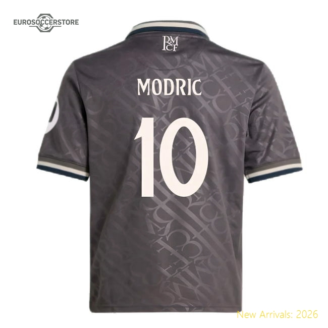 Non-toxic Football Team Youth Jersey Modric 2024-2025 Climacool
