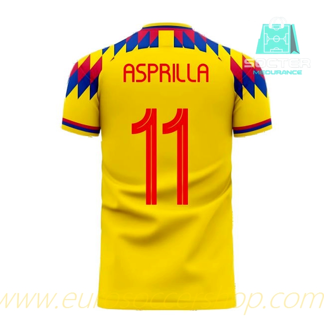 2025-2026 Season Colombia Home Shirt Libero Collection (ASPRILLA 11)