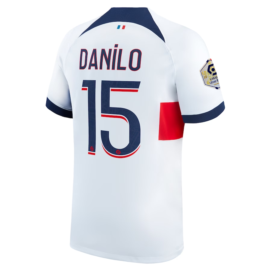 Paris Saint‑Germain FC Danilo 2023-2024 Lig Away Jersey – Authentic Shirt