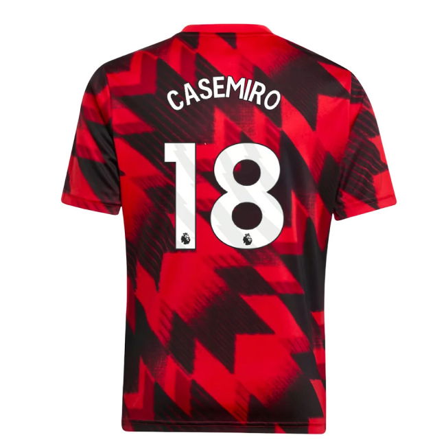 soccer jersey 2025-2026 Man Utd Pre-Match Shirt (Red) - Kids (Casem...