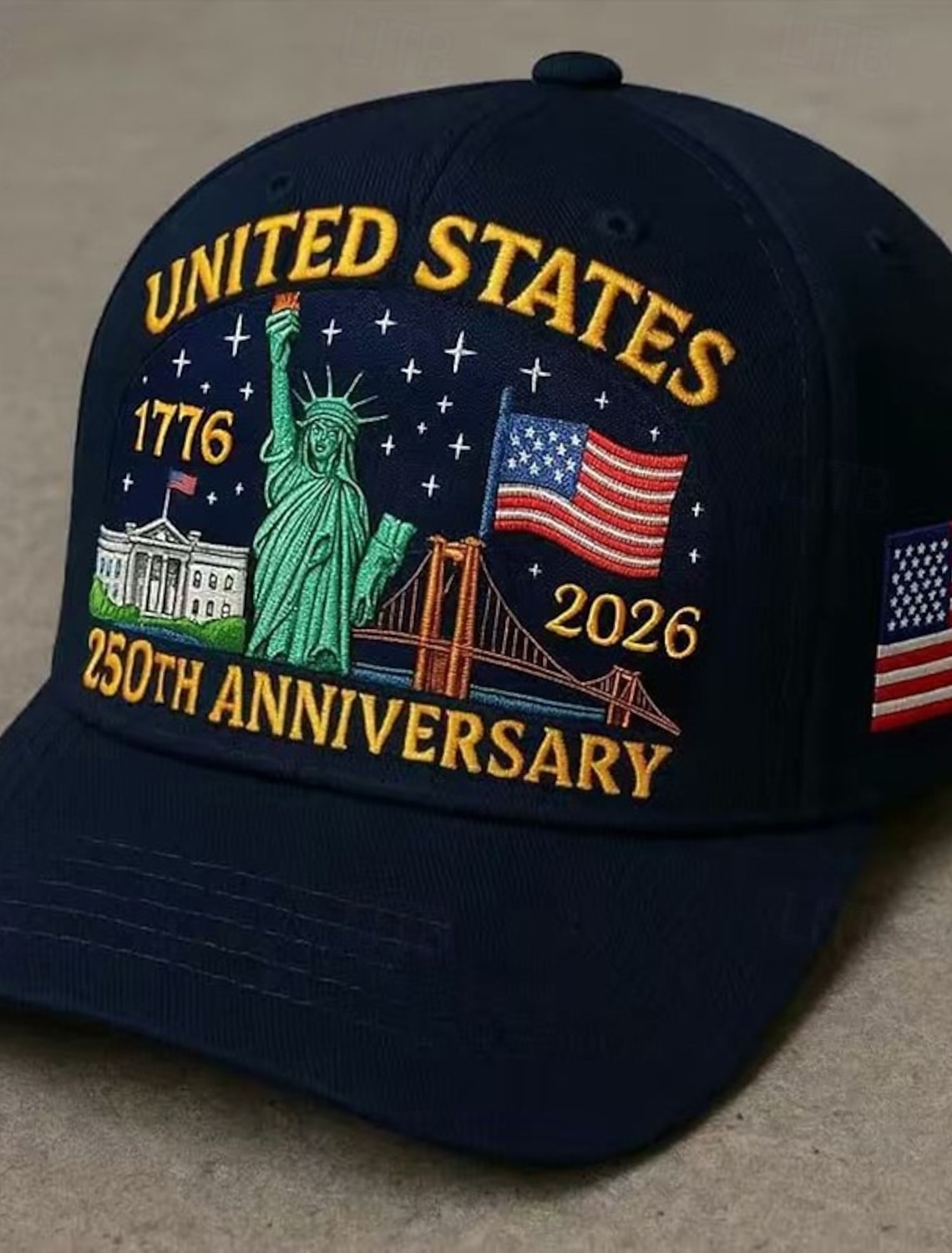 Men's Unisex United States 250th Anniversary Hat Baseball Cap Sun #2