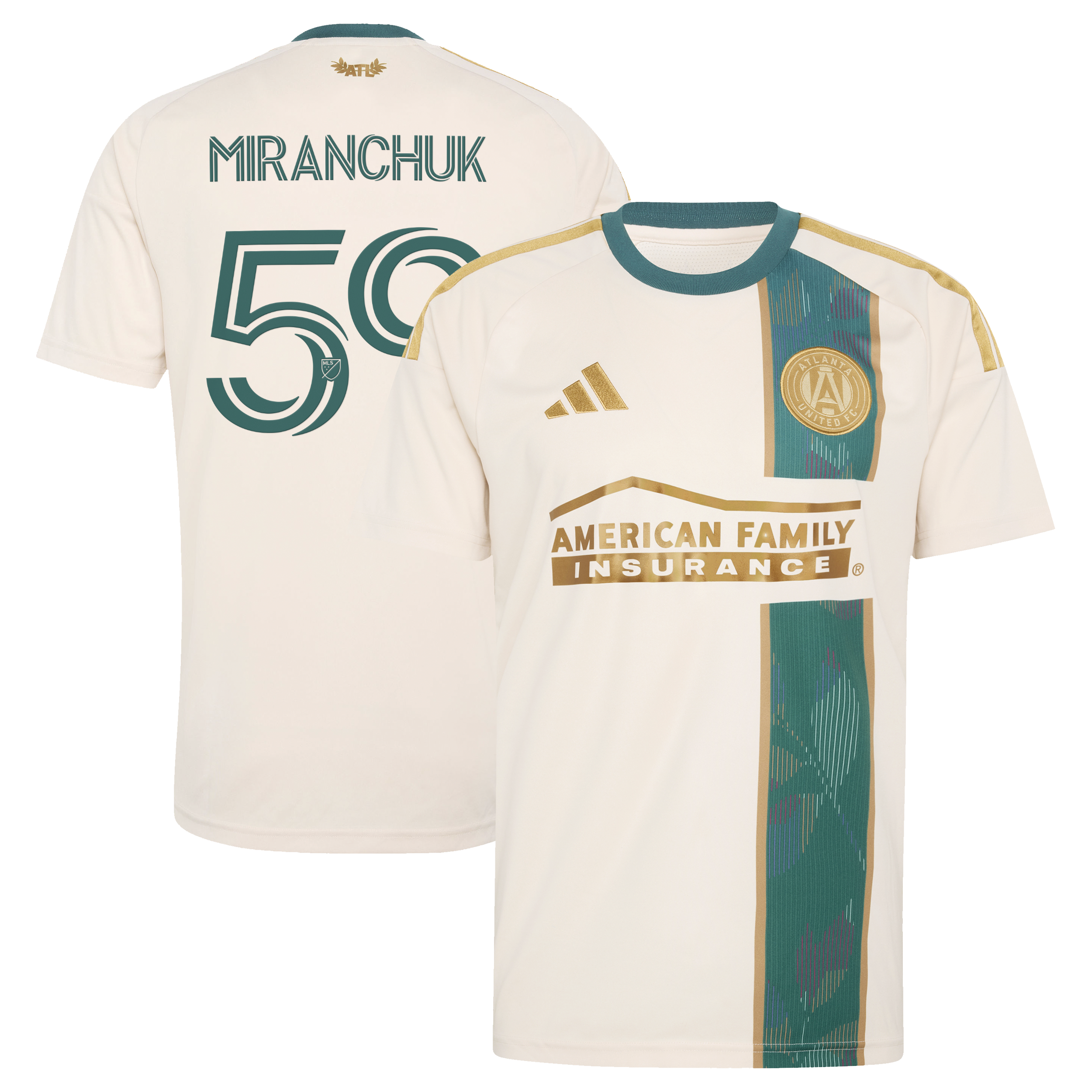 [SJH] Aleksei Miranchuk Atlanta United FC 2026 Spirit of '96 Replica Jersey - Tan