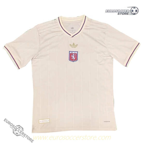 Olympique Lyon's 75th anniversary edition jersey for the 24-25 season