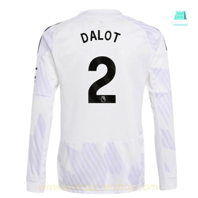 2025-2026 Man Utd Long Sleeve Away Shirt (Kids) (Dalot 2)