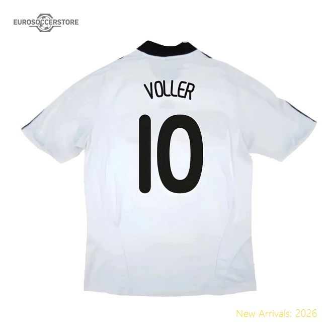Germany 2008-09 Home Shirt ((Good) S) (VOLLER 10)