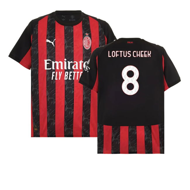 2025-2026 AC Milan Home Official Shirt (Loftus Cheek 8)
