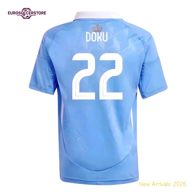 Premium Kids Football Team Doku Jersey 2024-2025 Quick-dry