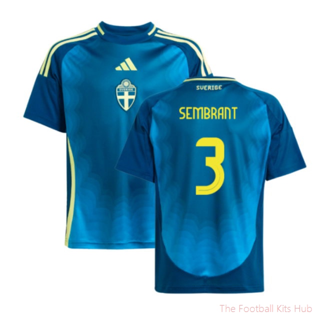 2025-2026 Sweden Womens Away Shirt (Kids) (Sembrant 3)