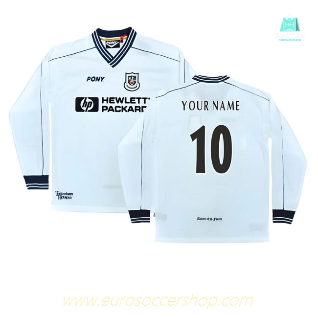 1997-1999 Tottenham Home LS Pony Retro Shirt (Your Name)