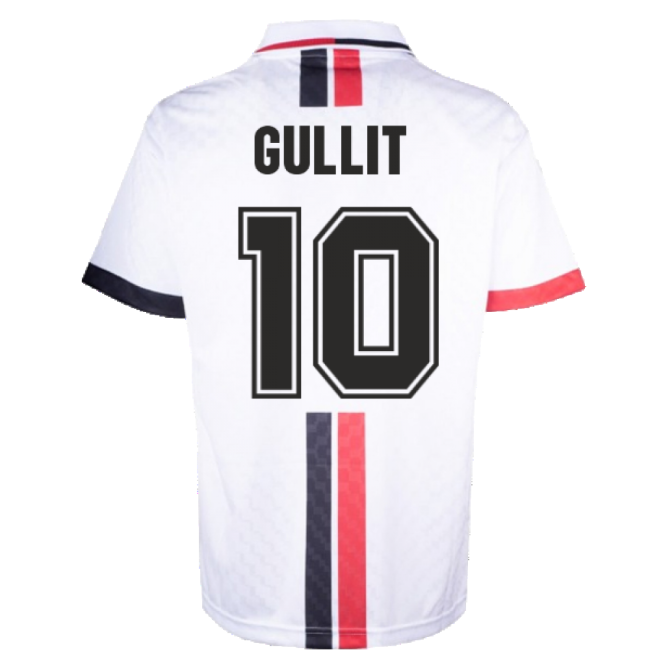 Professional-Grade Ac Milan 1996 Away Retro Shirt (Gullit 10)