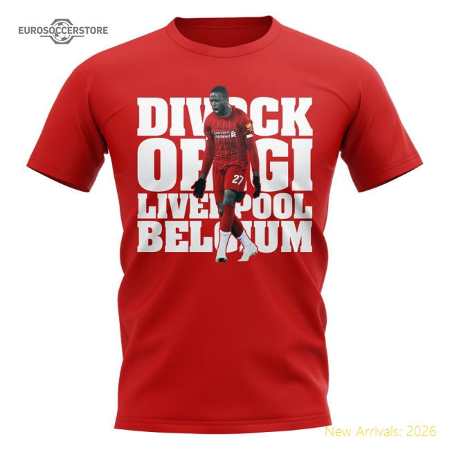 Official Divock Origi Liverpool Player T-shirt (red) - Premium