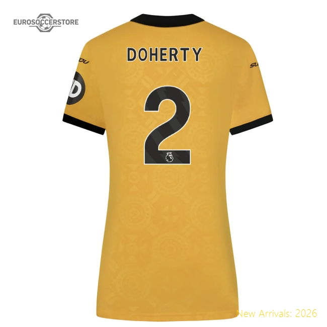 Football Team Womens Doherty Premium Jersey Performance Fabric