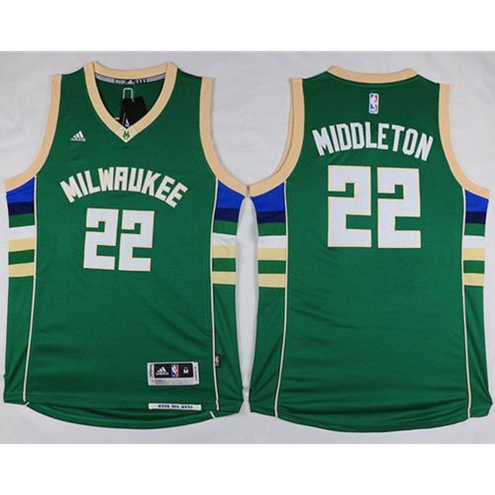 Modern Men's Milwaukee Bucks #22 Khris Green Basketball Jersey