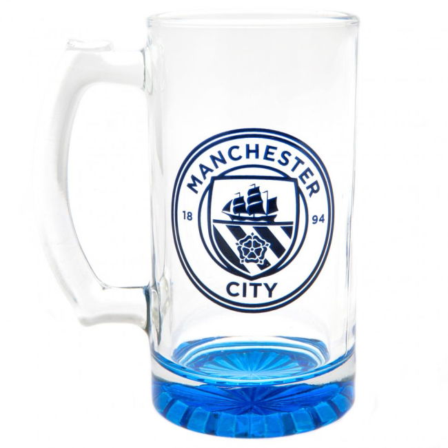 Men's Manchester City FC Stein Glass Tankard