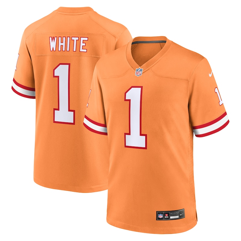 None Rachaad White TB Buccaneers Timeless Officially Licensed Jersey