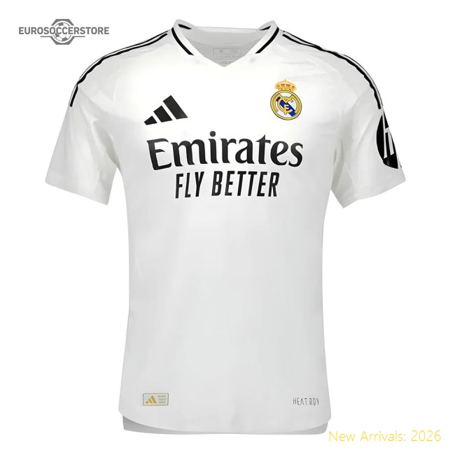 High-quality 2024-2025 Real Madrid Authentic Home Jersey