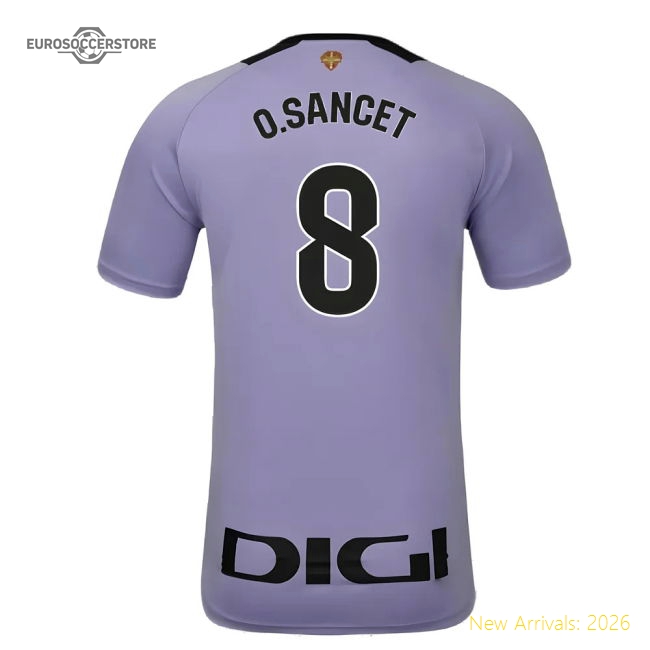 2024-2025 Athletic Bilbao Third Shirt (O.Sancet 8) Supporter Version