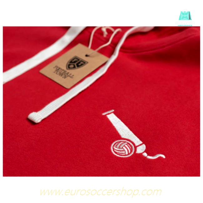 The Cannon Retro Football Hoodie (Red)