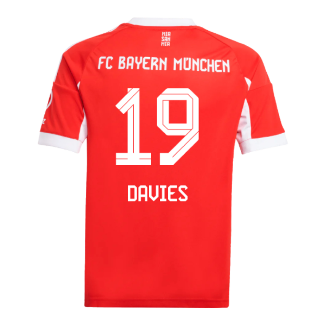 2025-2026 Home Shirt by Bayern Munich (Kids