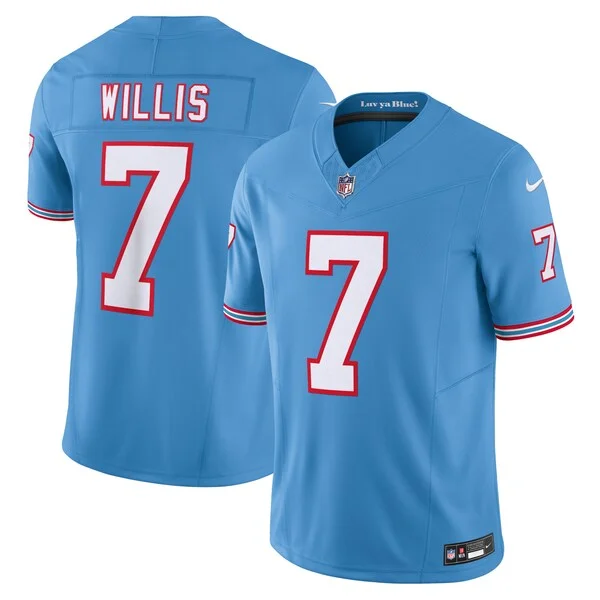 None Malik Willis Limited Jersey - Blue | NFL Player Jersey | NFL Foot