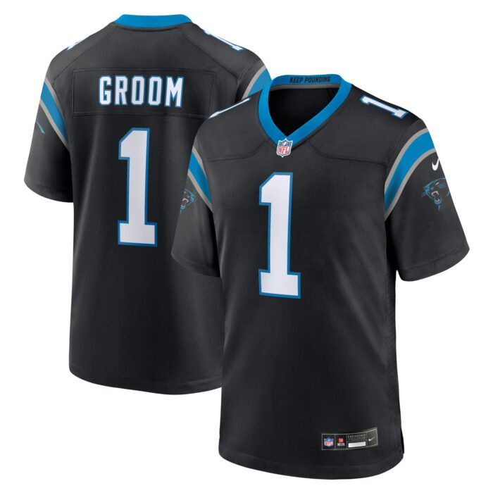 None Men's CAR Panthers Sleek Genuine Jersey for NFL Fans