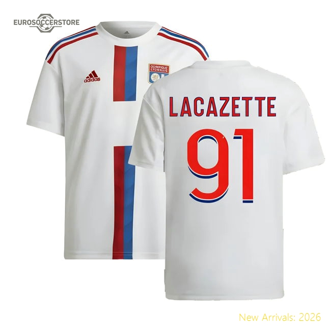 2022-2023 Olympique Lyon Home Shirt (Kids) (LACAZETTE 91)
