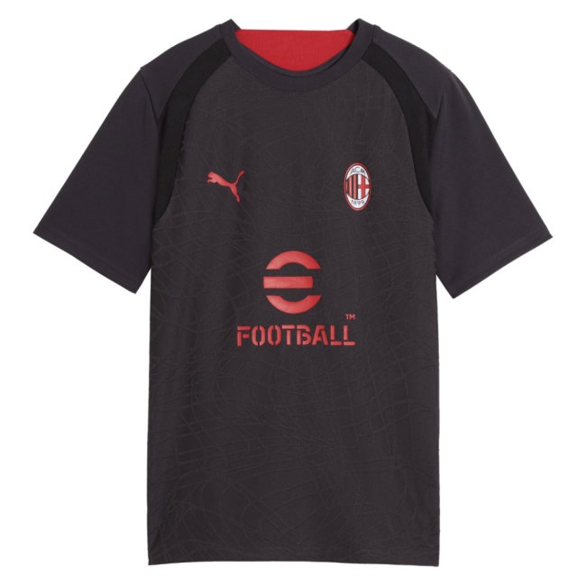 [JGK] 2026-2027 AC Milan Training Jersey (Flat Dark Gray) - Kids