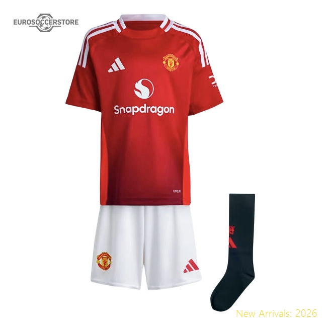 Superior 2024-2025 Man Utd Home Mini Kit (bfernandes 8)