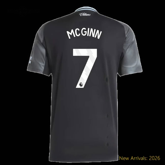 Authentic Aston Villa Away Mcginn Jersey 2025-2026 Quick-dry