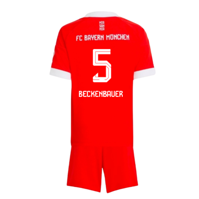 2025-2026 Bayern Munich Home Mini Kit (beckenbauer 5) - Supporter Edition