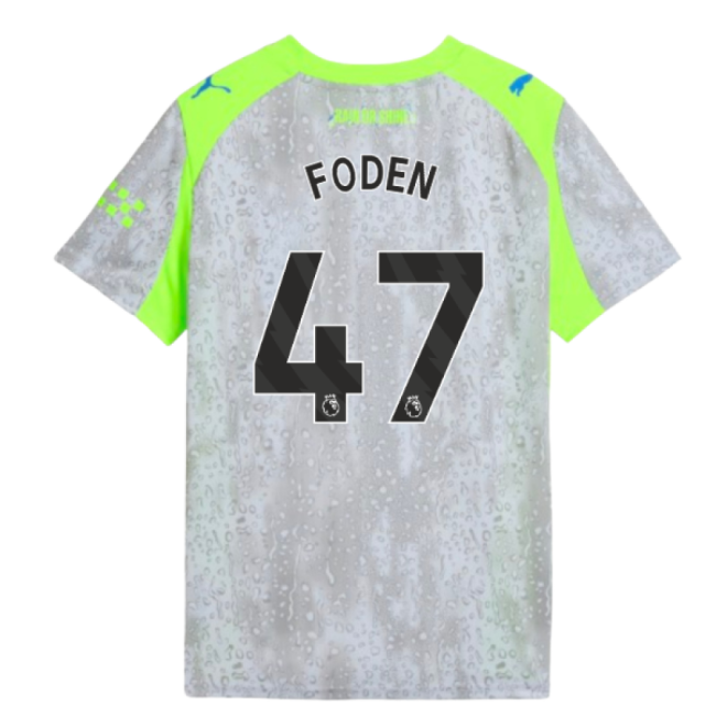 Man City 2025-2026 Shirt (Kids) (Foden 47) (Kids) | Affordable